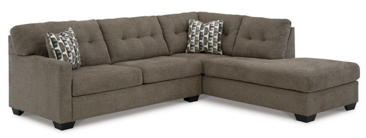 Mahoney 2pc Sectional - Chocolate
