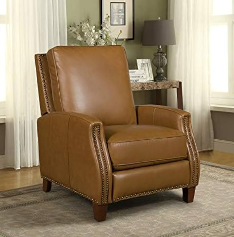 Melrose Leather Push Back Recliner