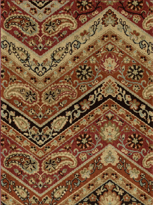 Orian Paisley Rouge Area Rug