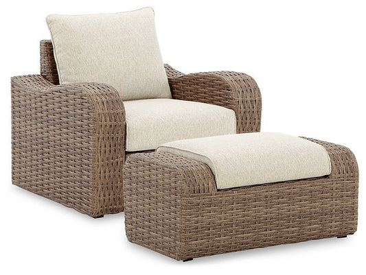 Sandy Bloom Outdoor Upholstery Set