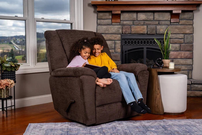 Perfect Match Plush Manual Rocker Recliner in Buffalo