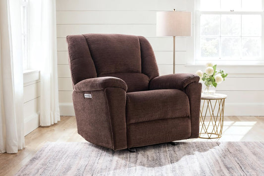 Perfect Match Plush Power Rocker Recliner in Buffalo