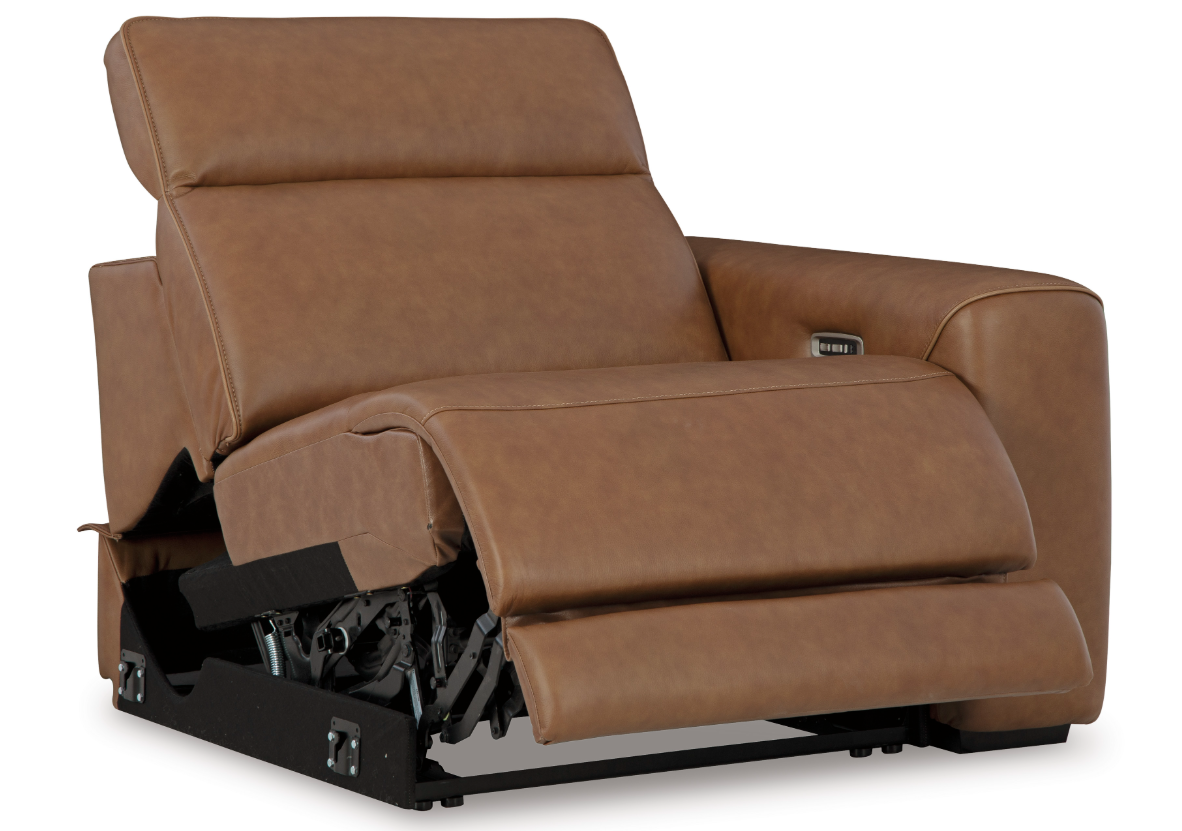 Magic Man 42" Leather Right Arm Power Recliner with Power Headrest