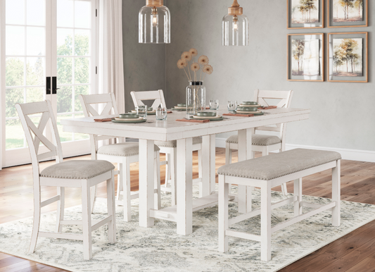 Robbinsdale Counter Height 6pc Dining Set