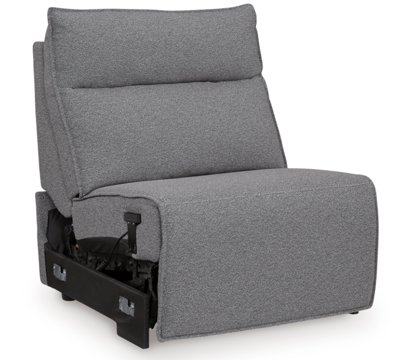 Modmax II Armless Power Recliner - Salt & Pepper
