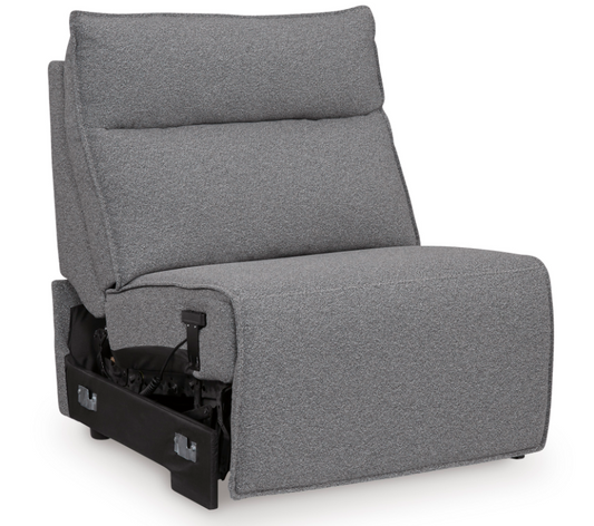 Modmax II Armless Power Recliner - Salt & Pepper