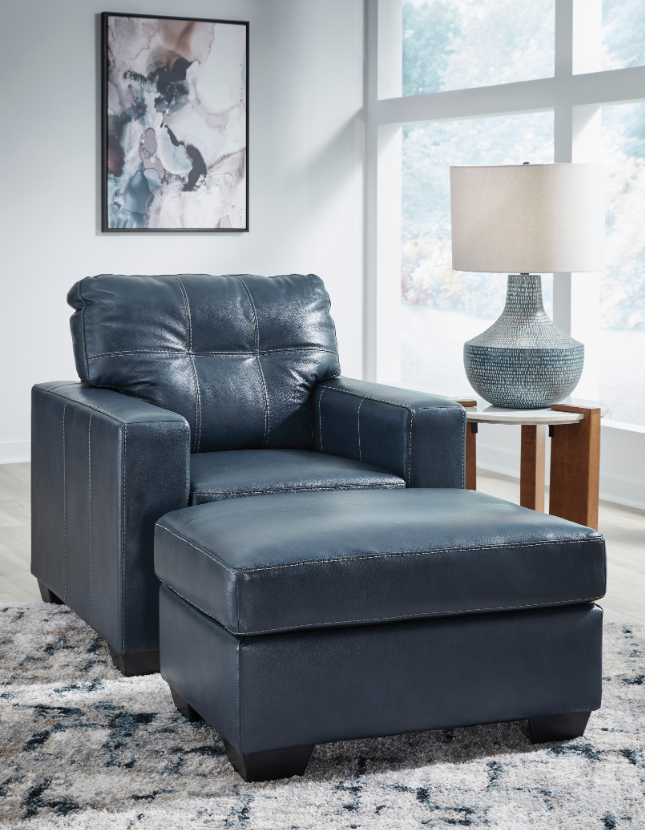 Santorine Ocean Chair & Ottoman