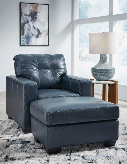 Santorine Ocean Chair & Ottoman