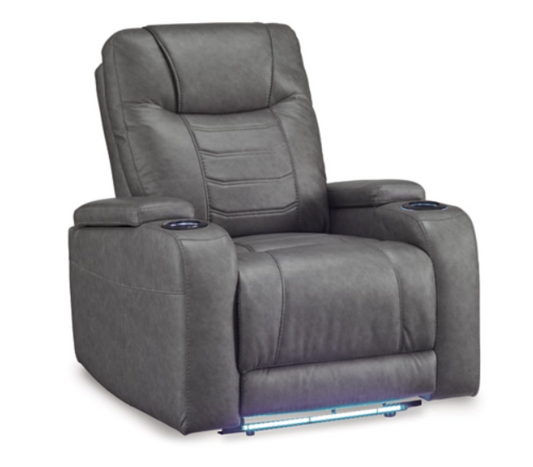 Schooner Rocks Slate Power Recliner