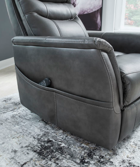 Strawbill Shadow Gray Lift Chair