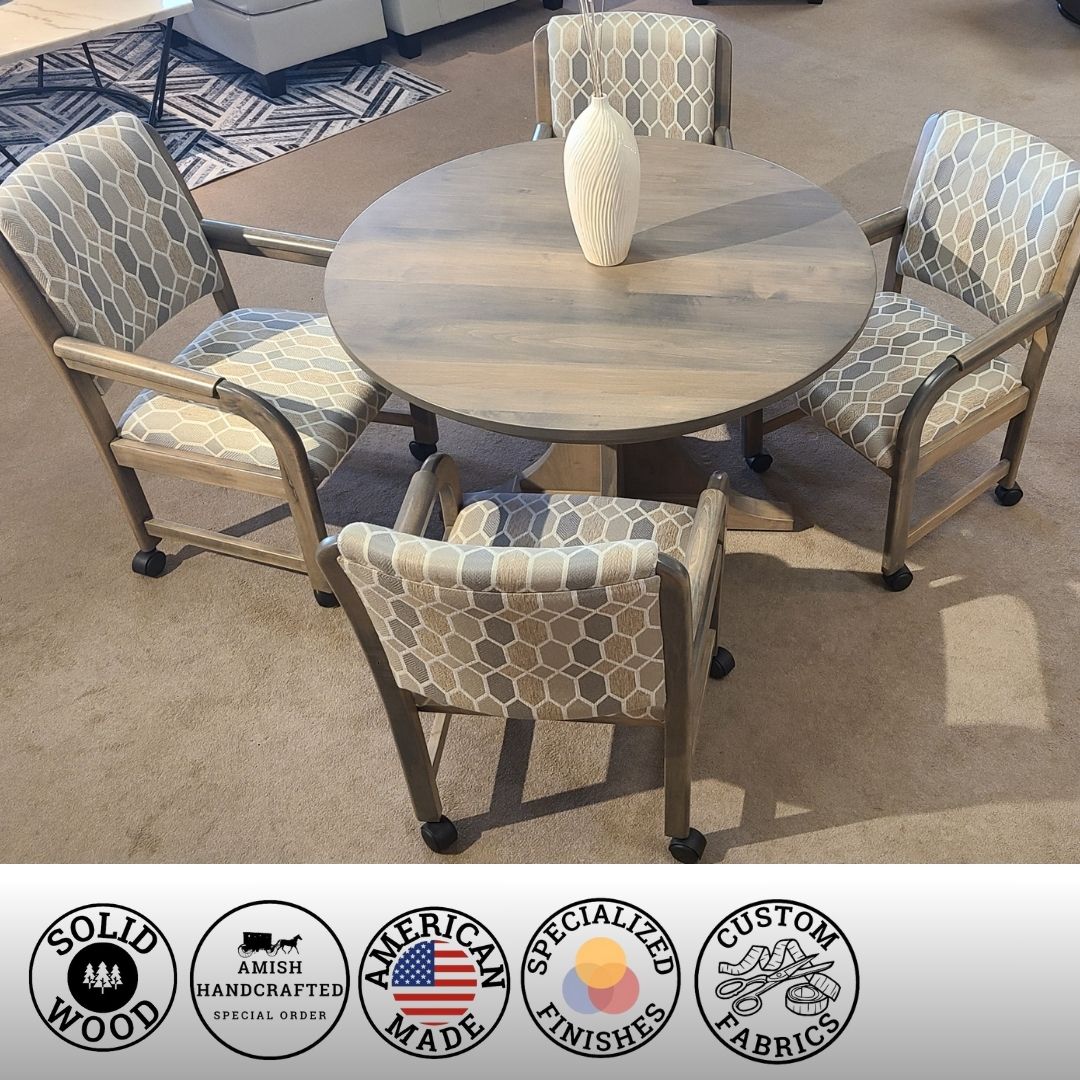 Amish Mission Single Pedestal 5pc Set