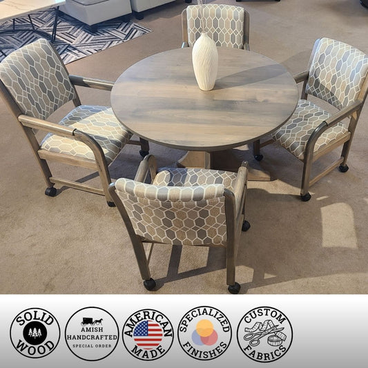 Amish Mission Single Pedestal 5pc Set