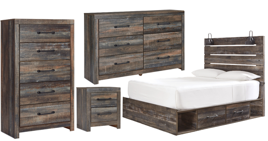 Drystan 4pc Queen Storage Bedroom Set