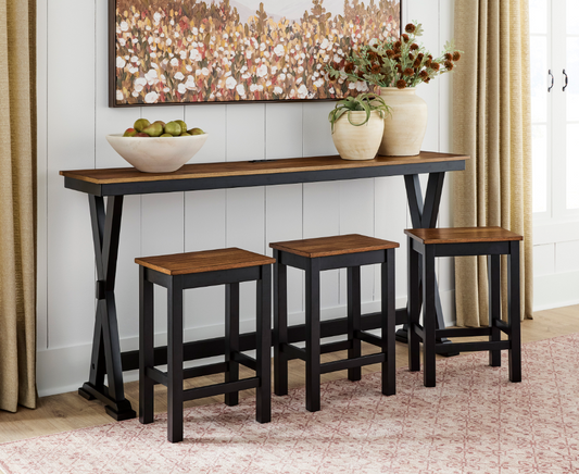 Wildenauer Counter Table & 3 Stools