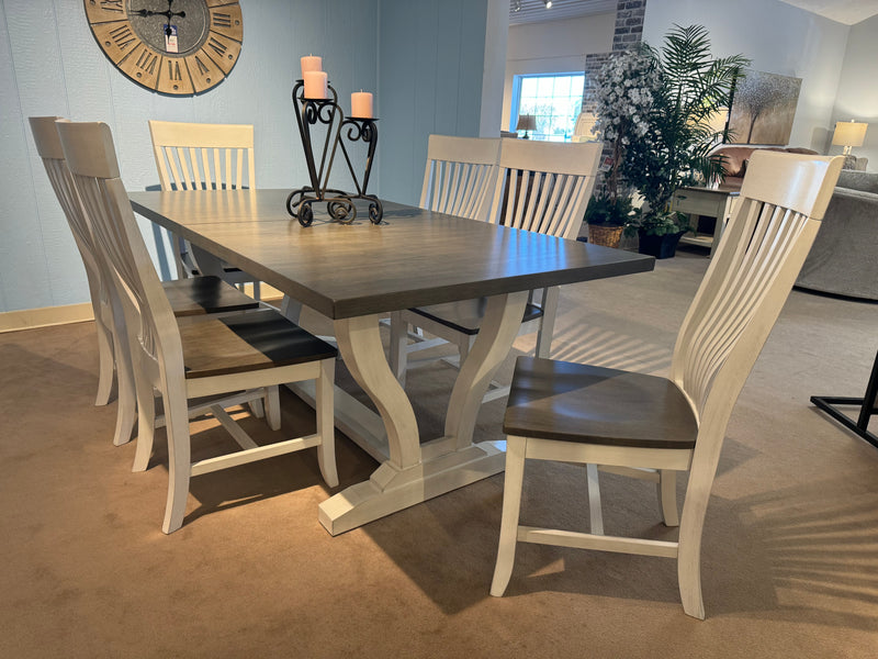 Curated Amanda Trestle 7pc Dining Set