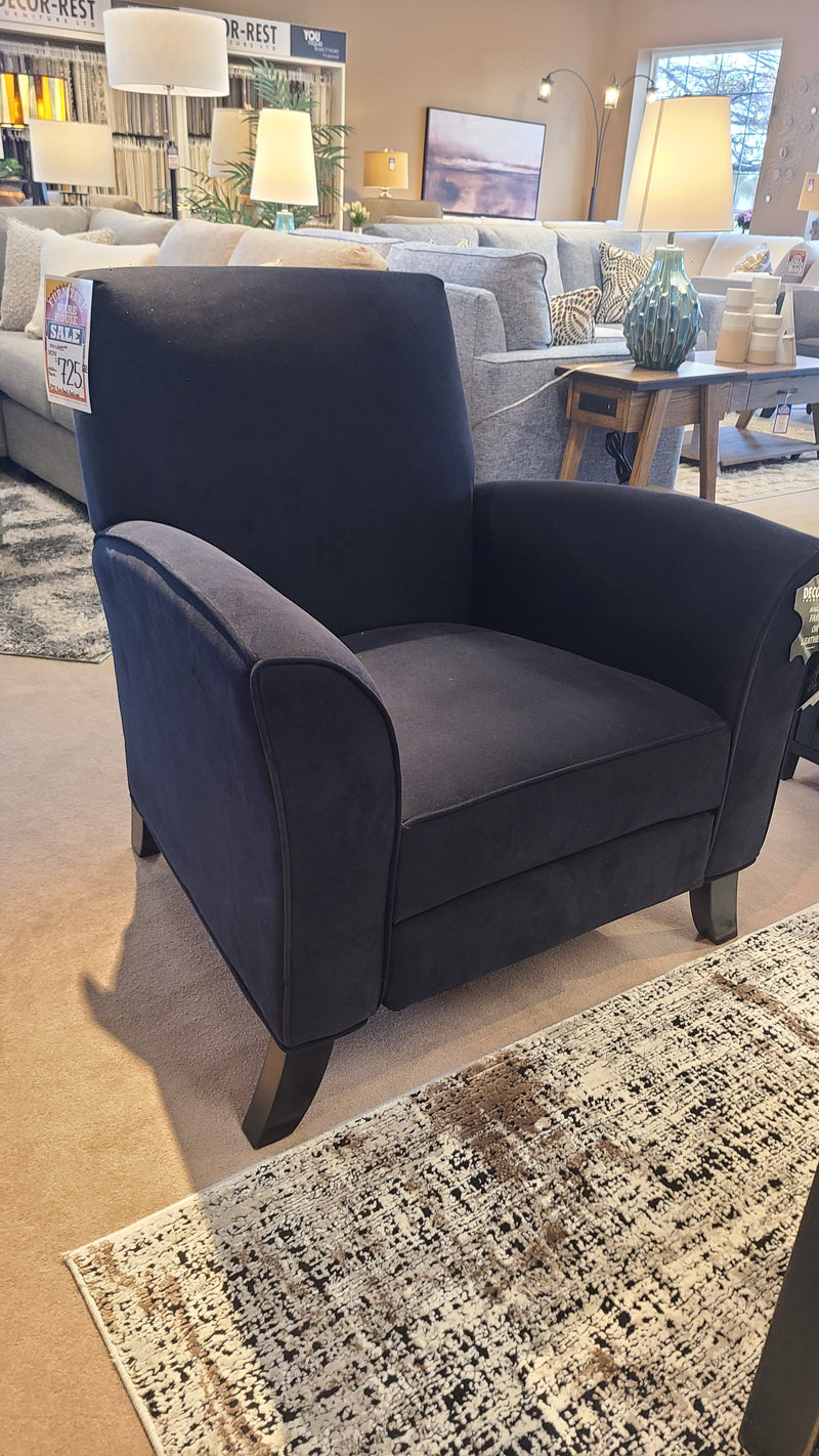 Mellow Black Pushback Recliner