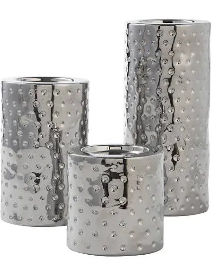 Marisa 3pc candle holder set